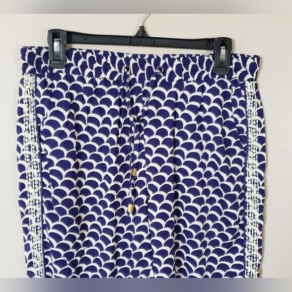 Anthropologie Women's Blue Jogger Pant with Beading Size Small - Picture 4 of 13